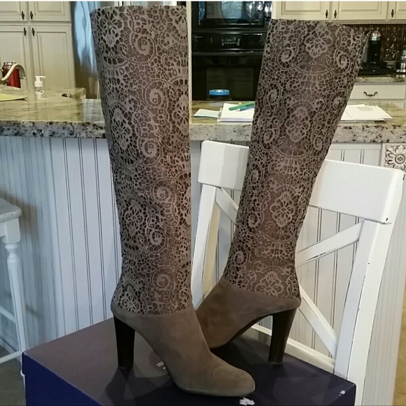 Stuart weitzman tall suede boots - Picture 1 of 8
